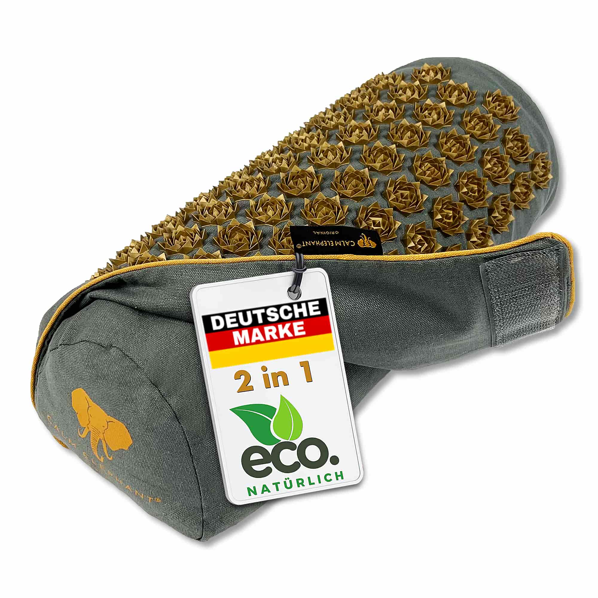 Akupressurkissen 2in1 grau - Produktbild von CALM ELEPHANT