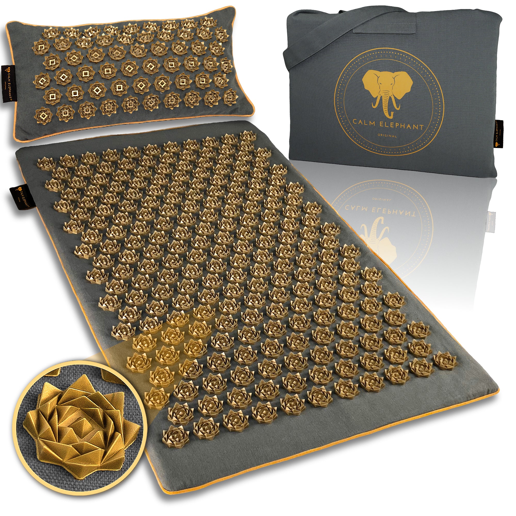Akupressurmatte | Set da 3 PURE ECO - grigio