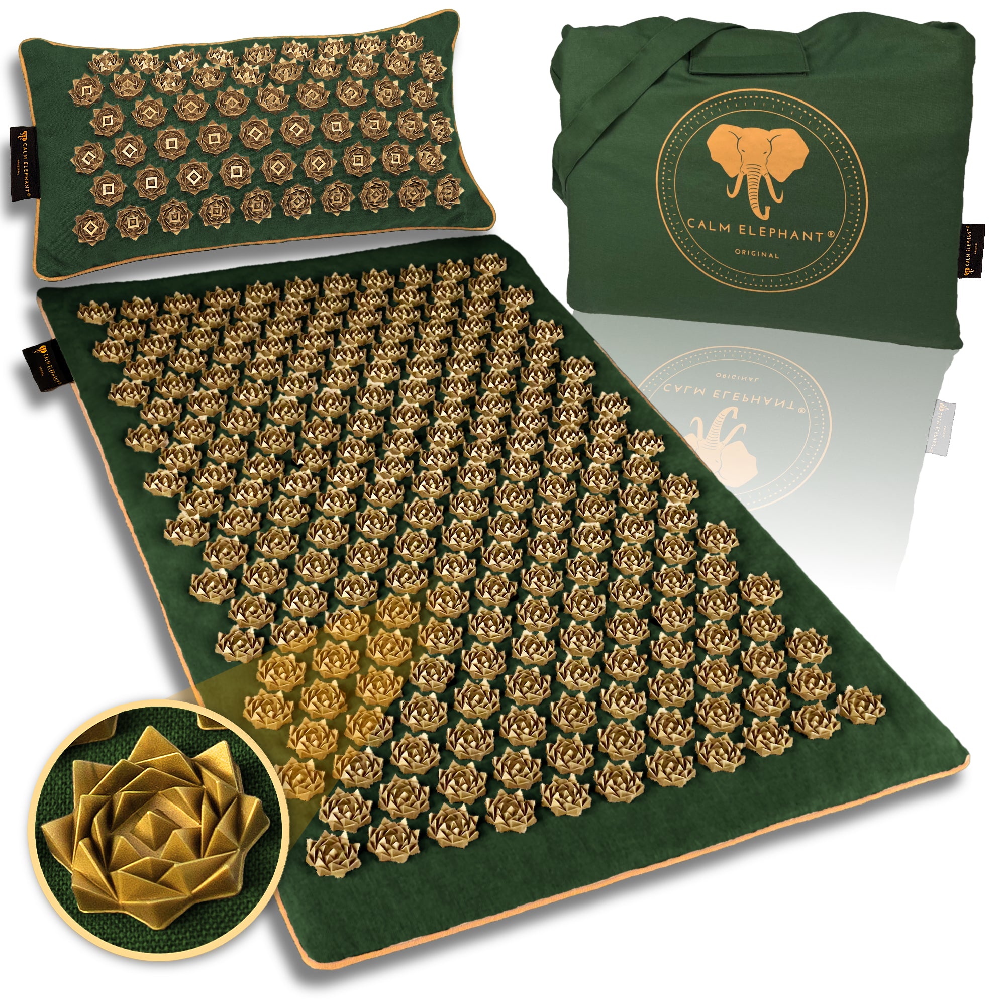 Akupressurmatte | PURE ECO Set da 3 - verde